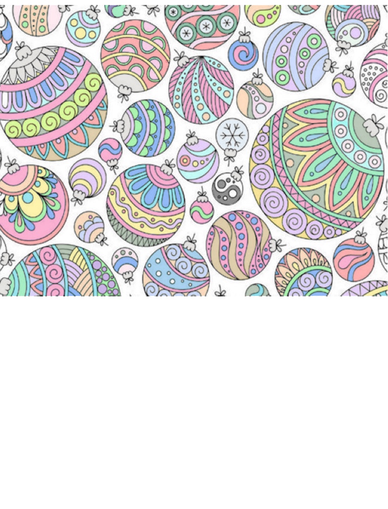 Christmas Ornament Coloring Page(Complete) - Notability Gallery