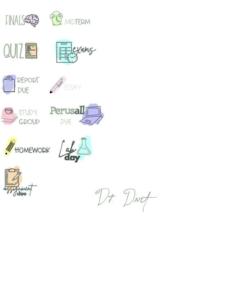 Student Planner Stickers - Notability Gallery