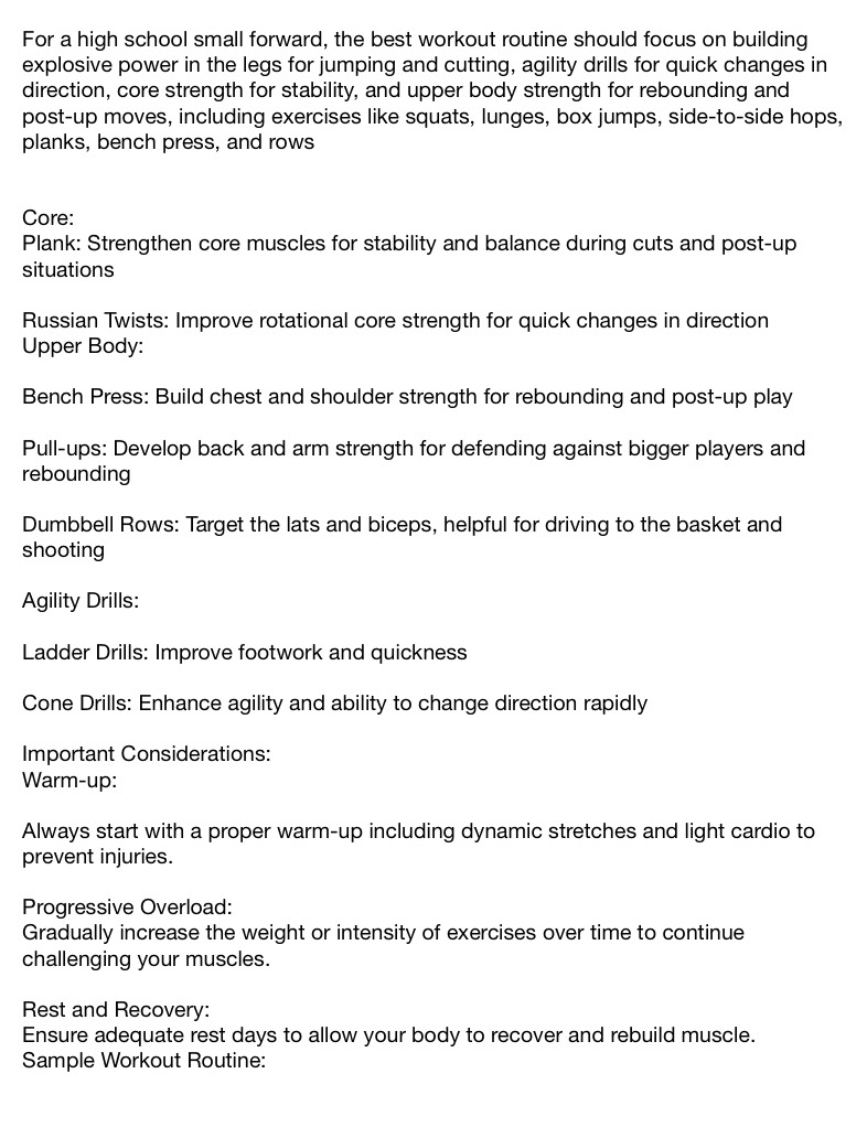 Basketball Workouts - Notability Gallery