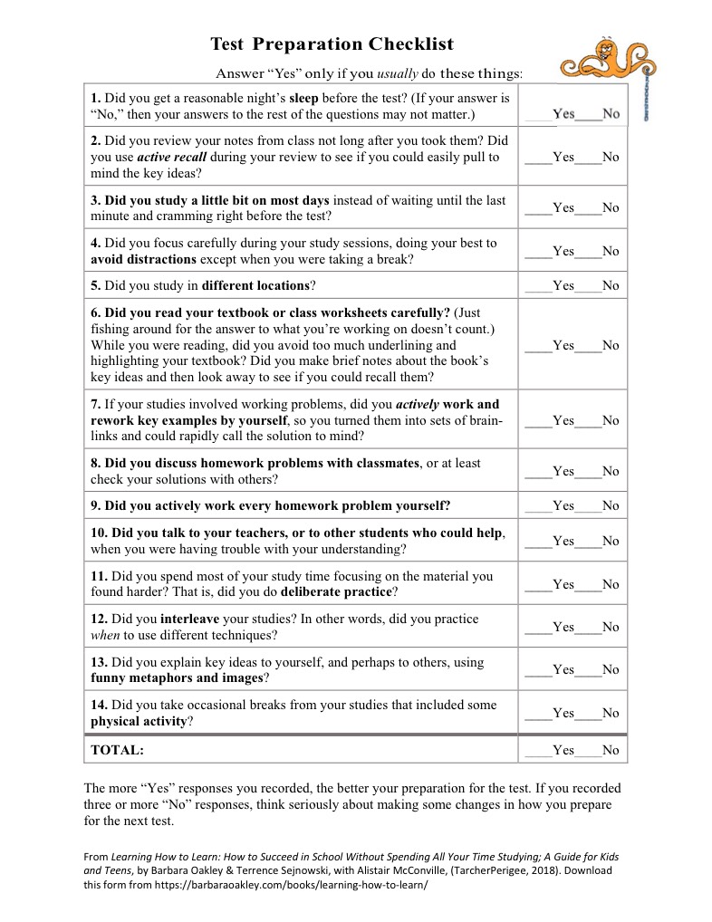 Test-preparation-checklist-2 - Notability Gallery