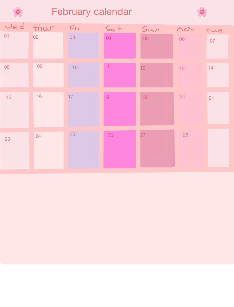 February Calendar - Notability Gallery