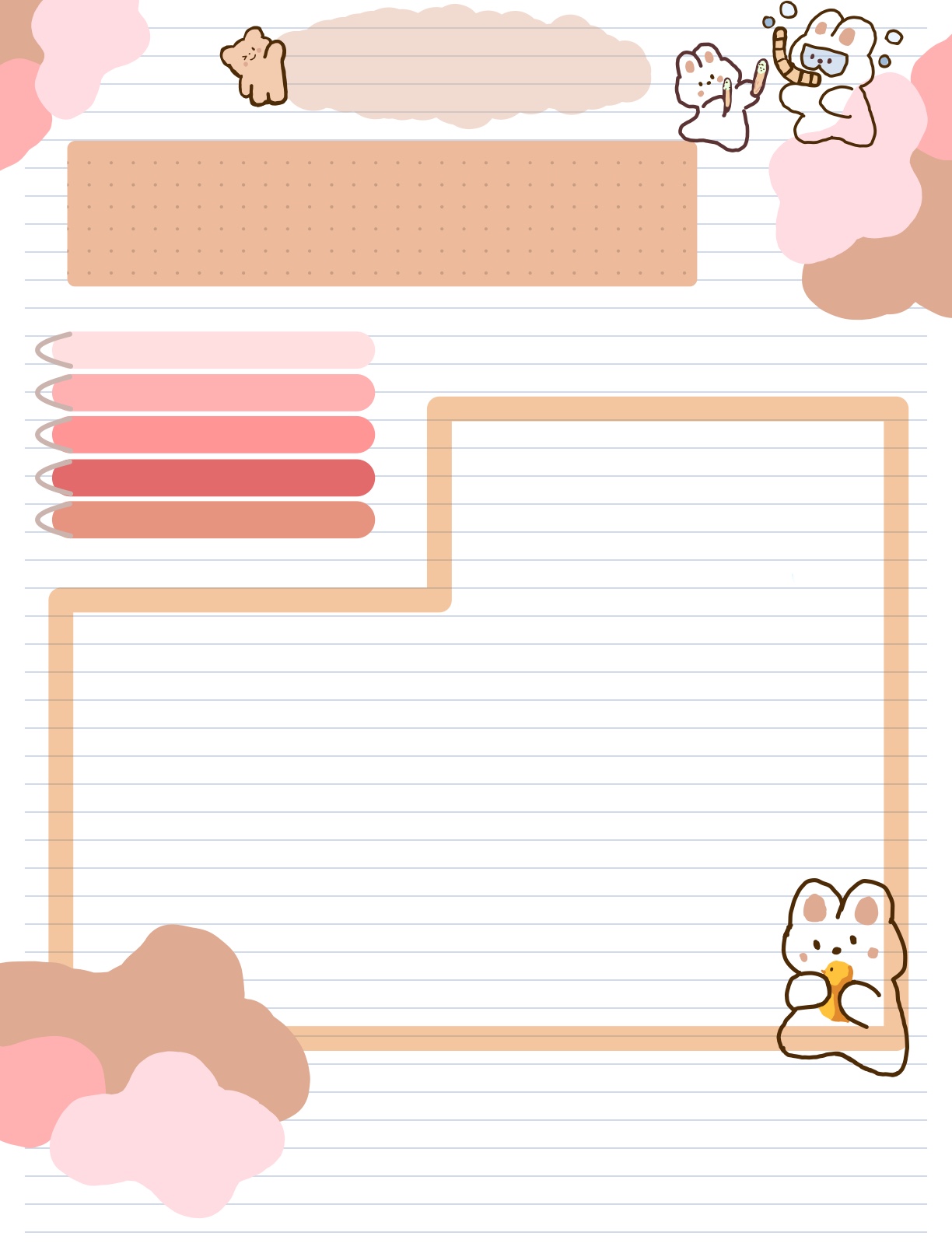 Bear Note Template - Notability Gallery