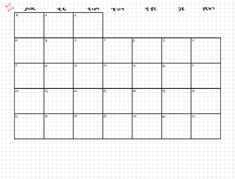 2026 Monthly Planner - Notability Gallery
