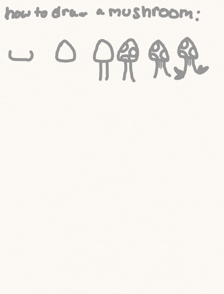 How To Draw A Mushroom - Notability Gallery