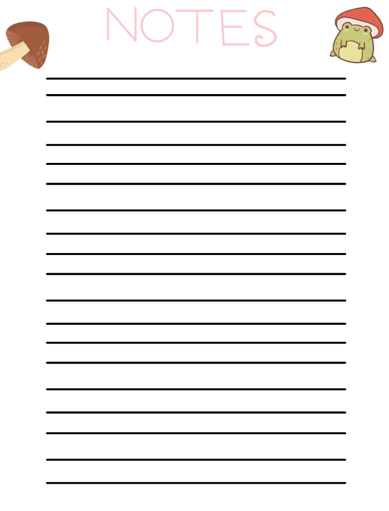 Mushroom Notes - Notability Gallery