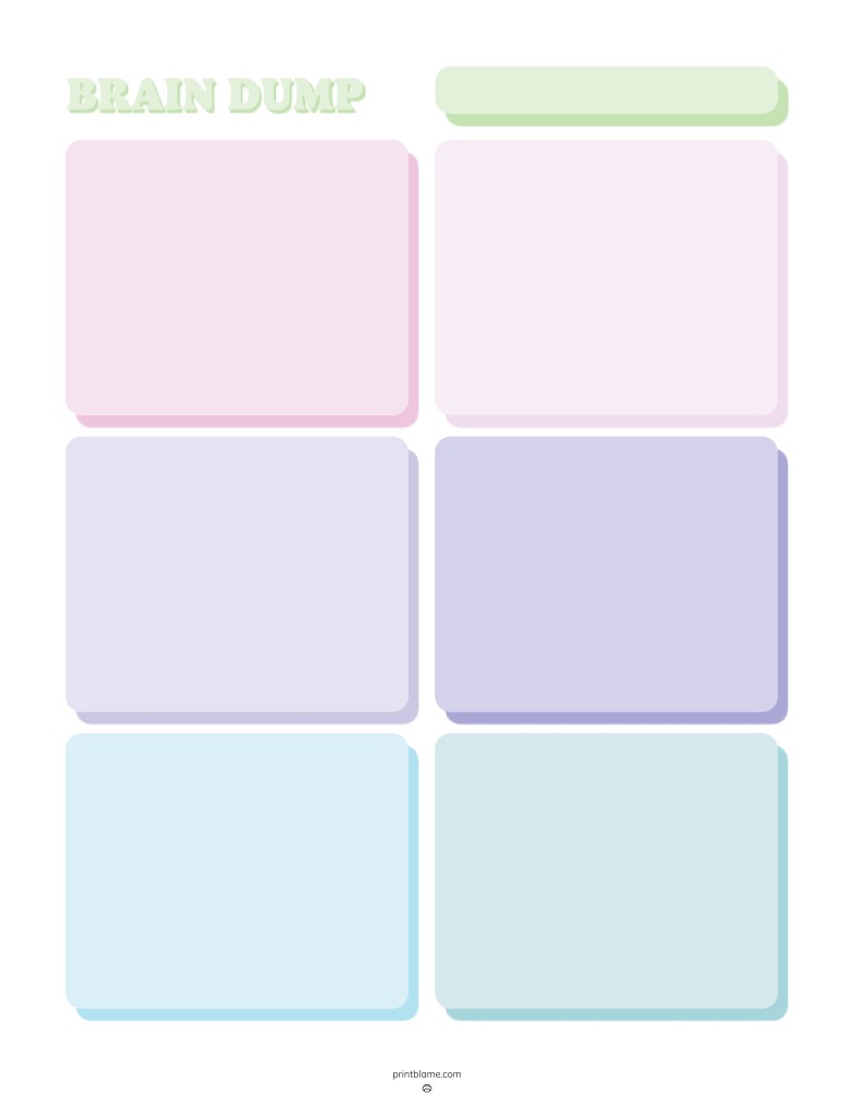 Brain Dump Template - Notability Gallery