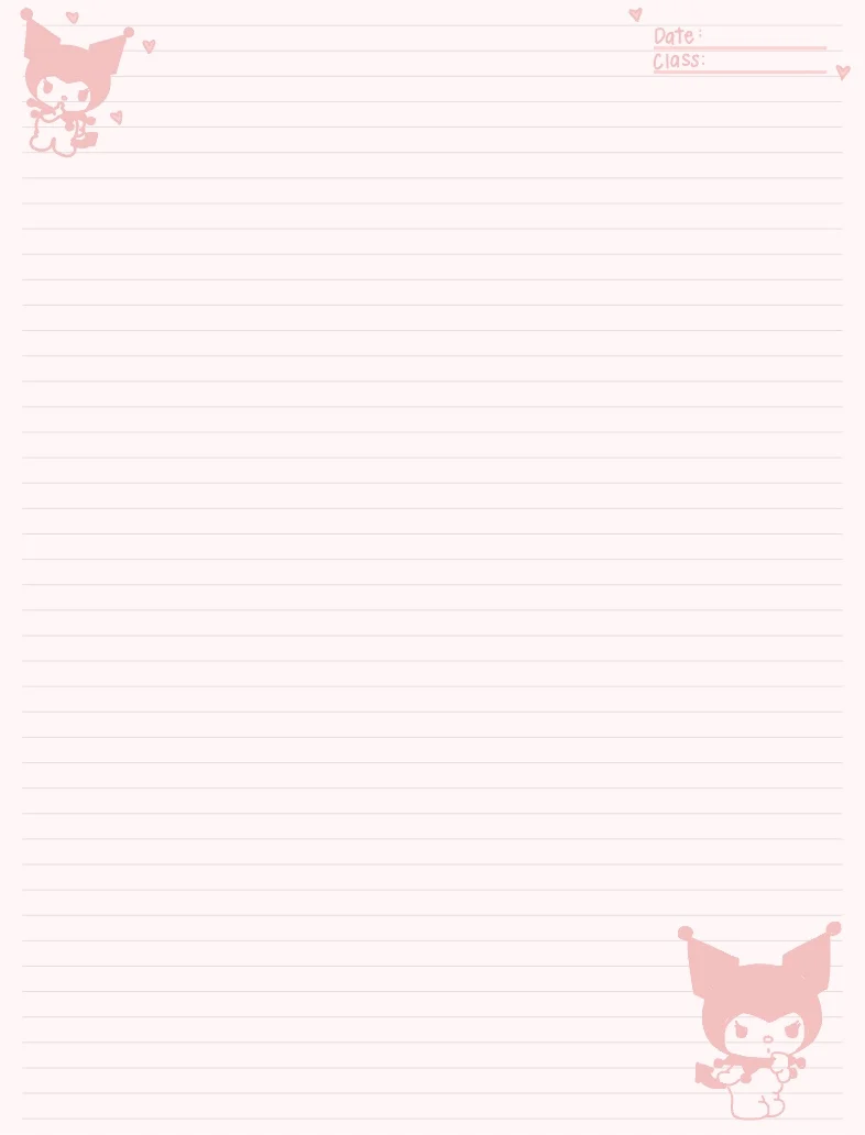 Sanrio Kuromi Notes - Notability Gallery