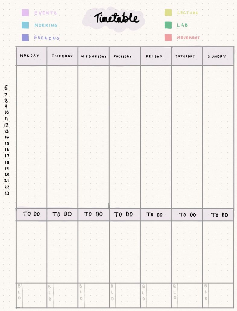 Weekly Planner - Notability Gallery