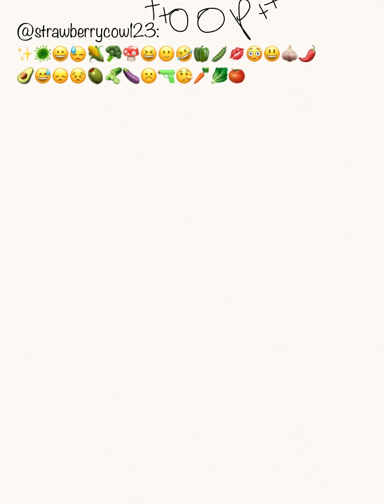 ✰Put Your Recent Emojis ✰ - Notability Gallery