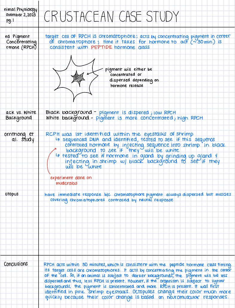 Animal Physio: Hormone Case Studies - Notability Gallery