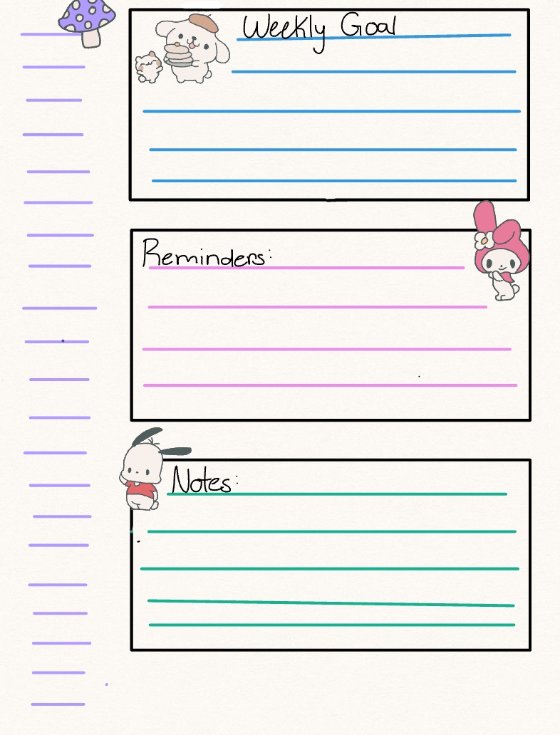 Weekly Planner - Notability Gallery