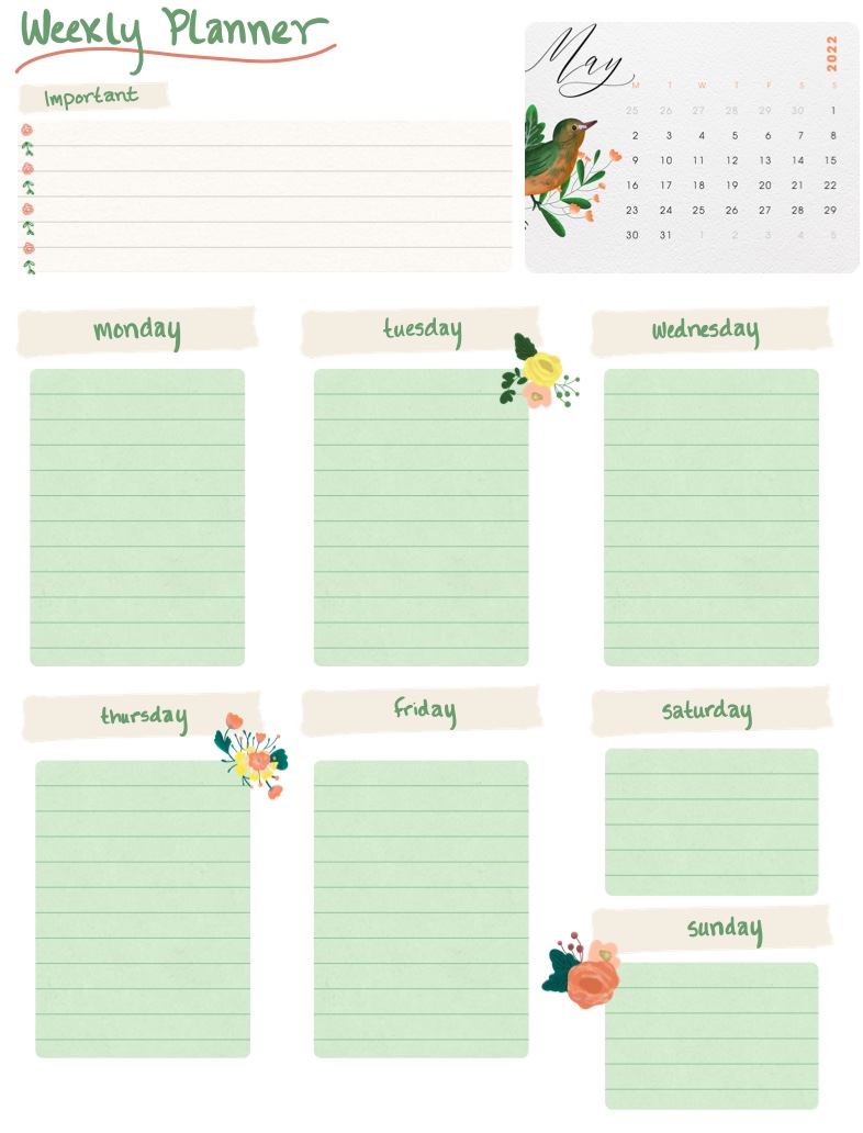 Weekly Planner - Notability Gallery