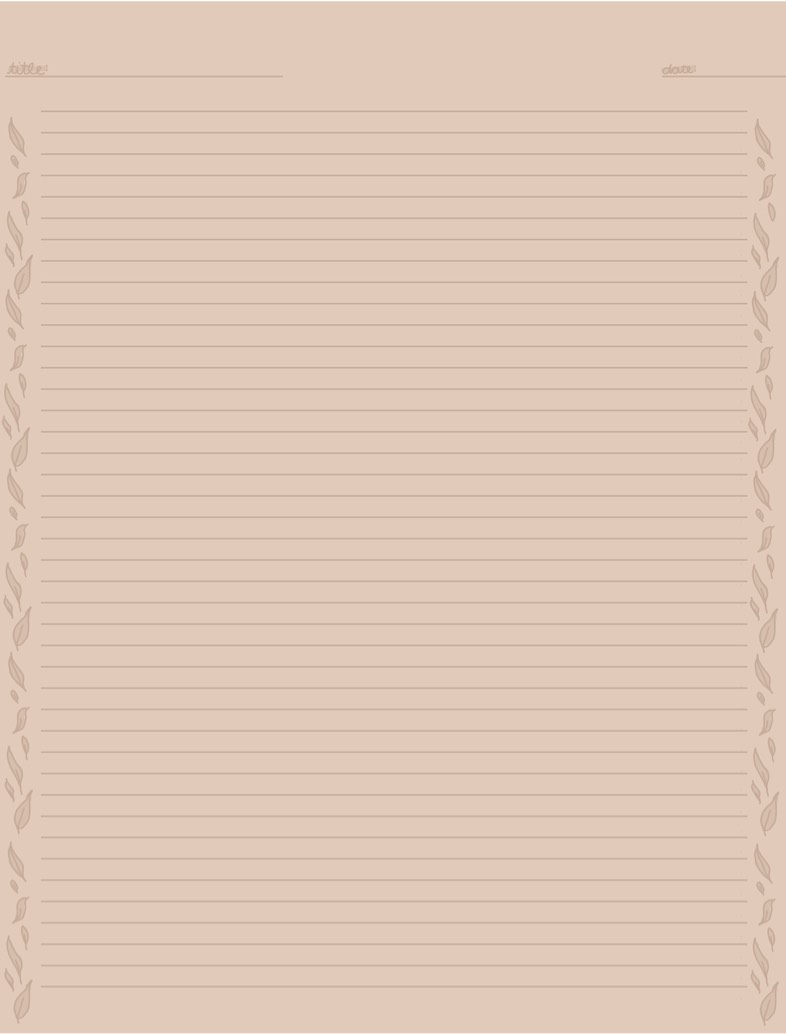 Note Template – Soft Orange - Notability Gallery