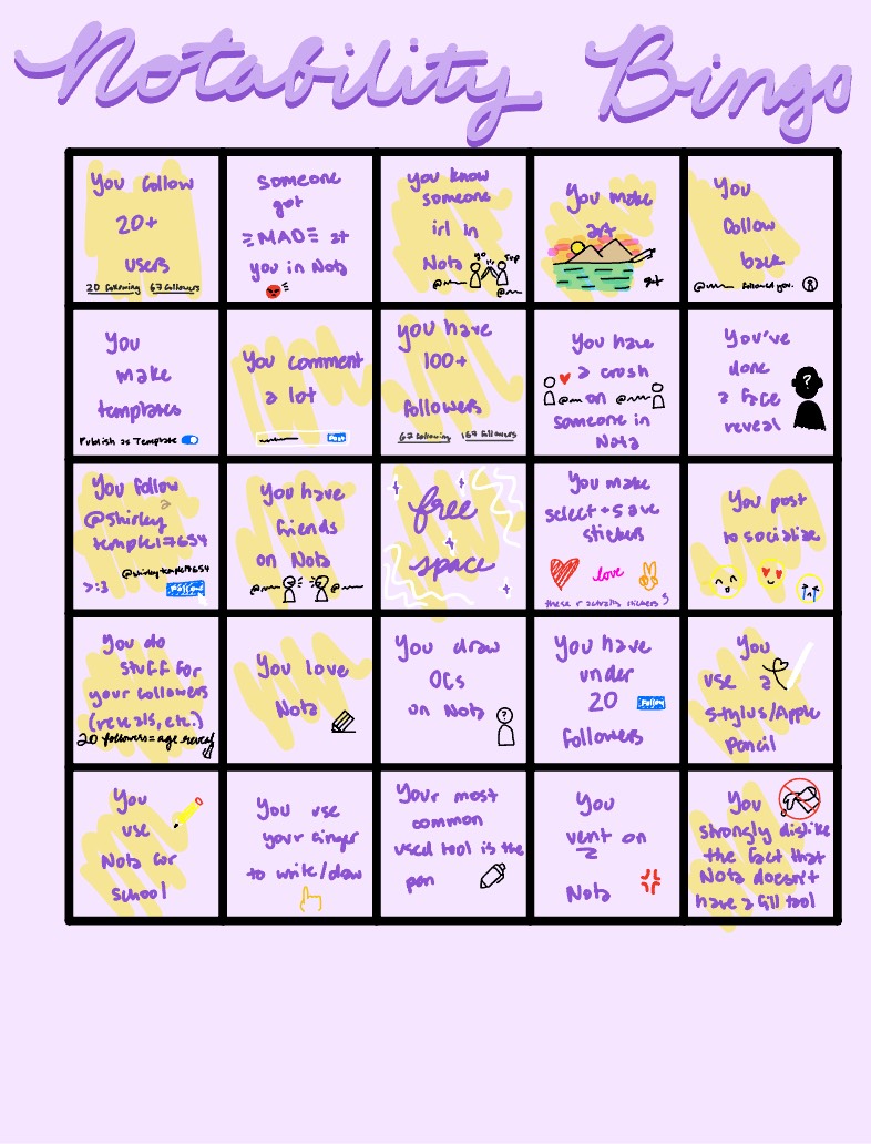 BINGO!!! - Notability Gallery