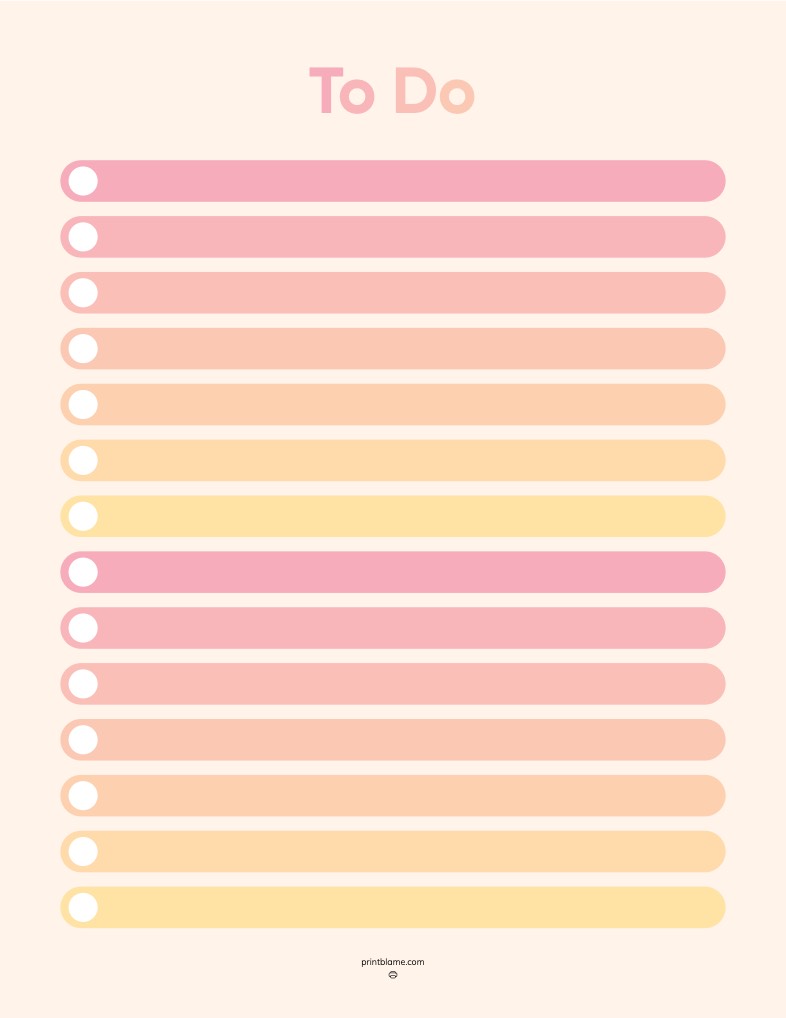 To Do Checklist - Notability Gallery