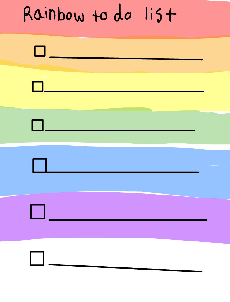 Rainbow To Do List - Notability Gallery