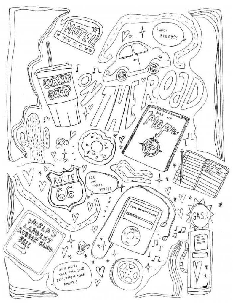 Preppy Coloring Pages Teens Coloring Pages Preppy Aesthetic -  Portugal