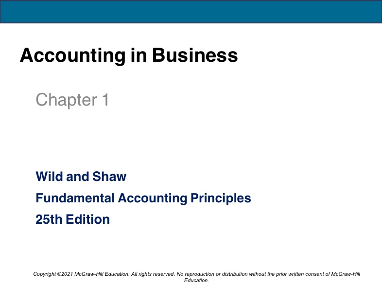 Accounting: Chapter 1 - Notability Gallery