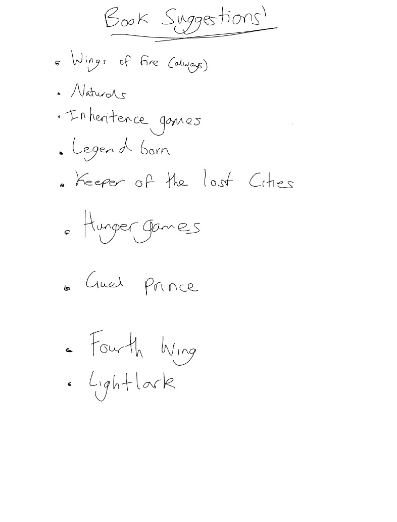 Book Suggestions - Notability Gallery