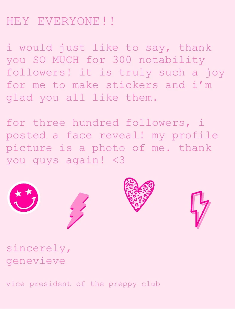 THANKS FOR 300! - Notability Gallery