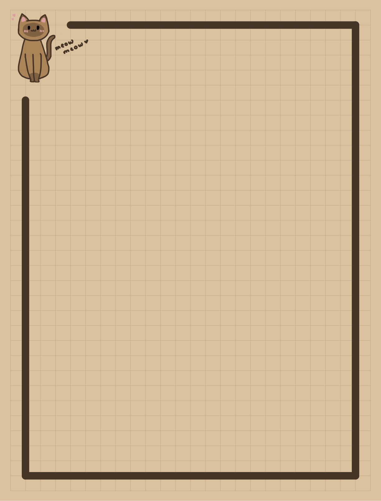 Brown Cat Template - Notability Gallery