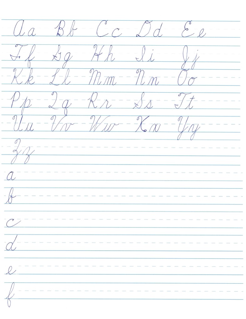Cursive Writing Practice - Notability Gallery