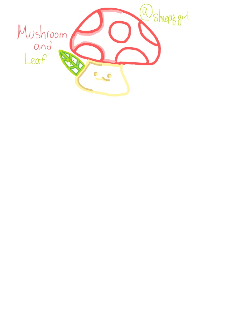 Mushroom And Leaf - Notability Gallery
