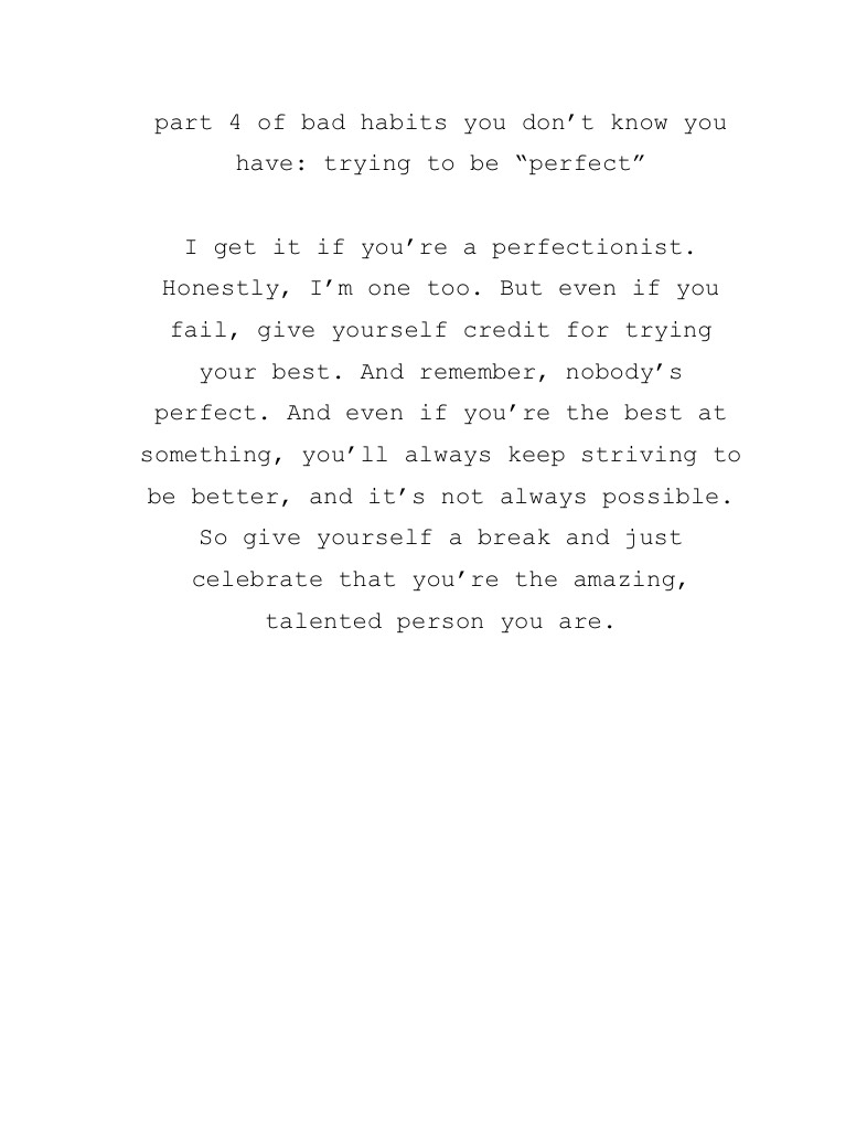 Part 4 Of Bad Habits You Don’t Know You Have - Notability Gallery