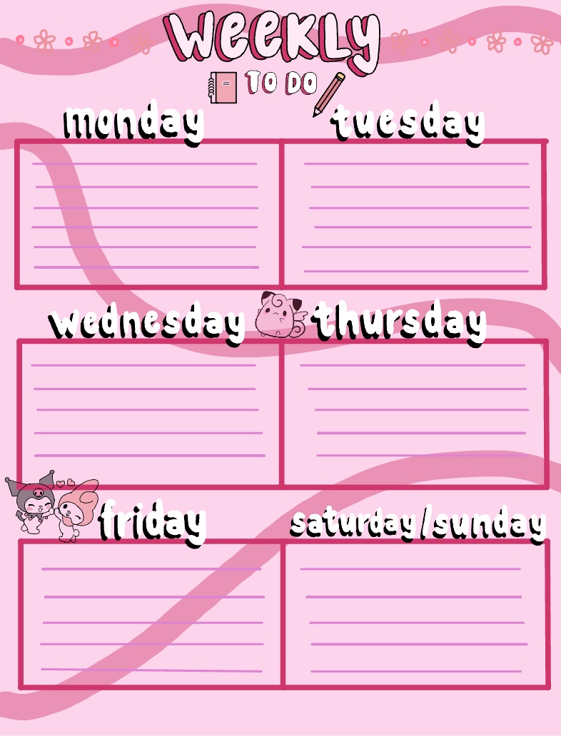 Weekly Planner 🌸 - Notability Gallery