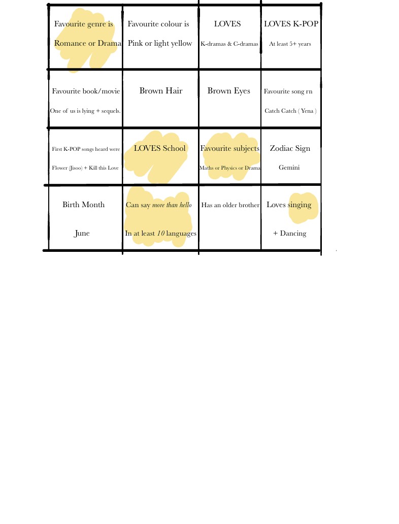 A Fun Bingo !!!!!!! - Notability Gallery