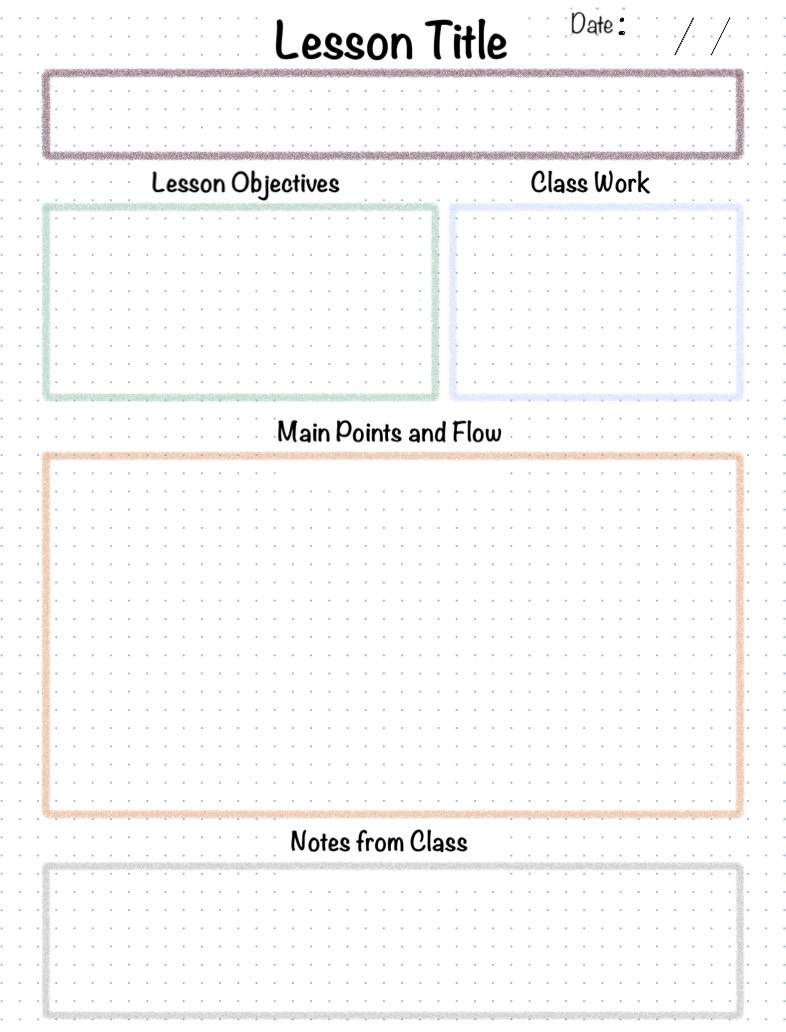 Lesson Plan - Notability Gallery