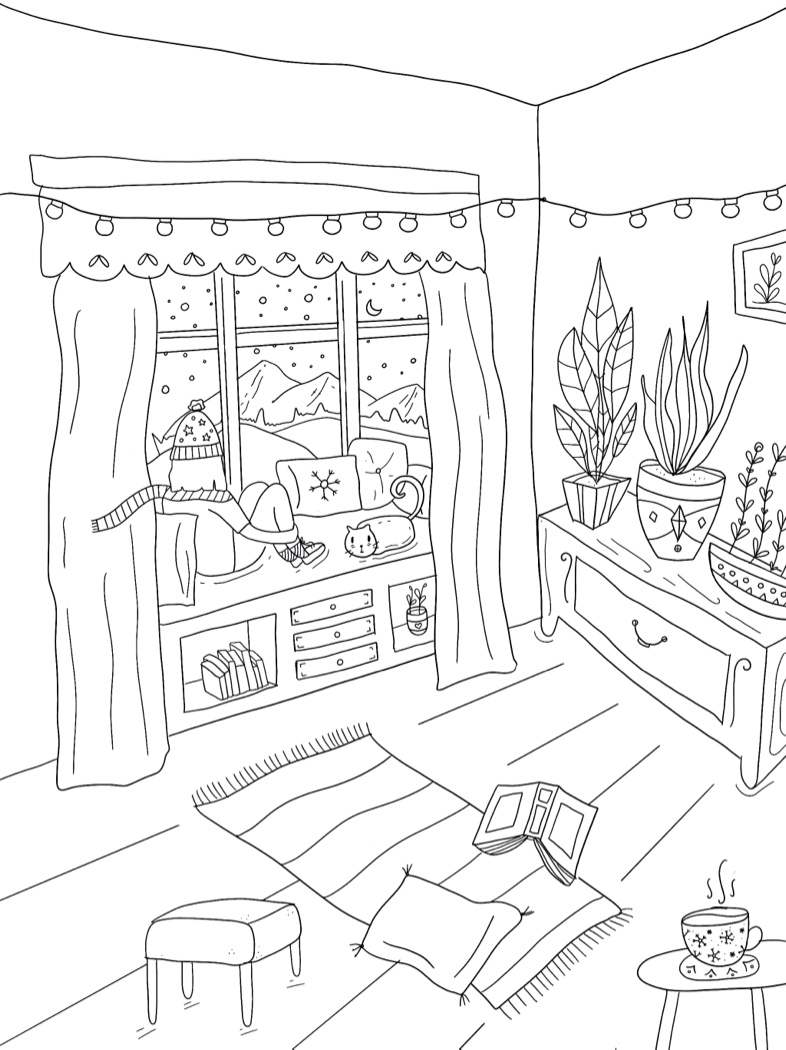 Winter Coloring Page - Notability Gallery