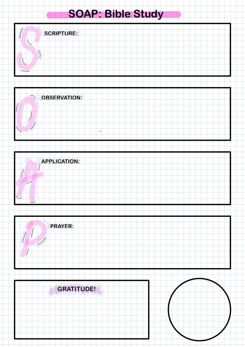 SOAP BIBLE STUDY TEMPLATE - Notability Gallery