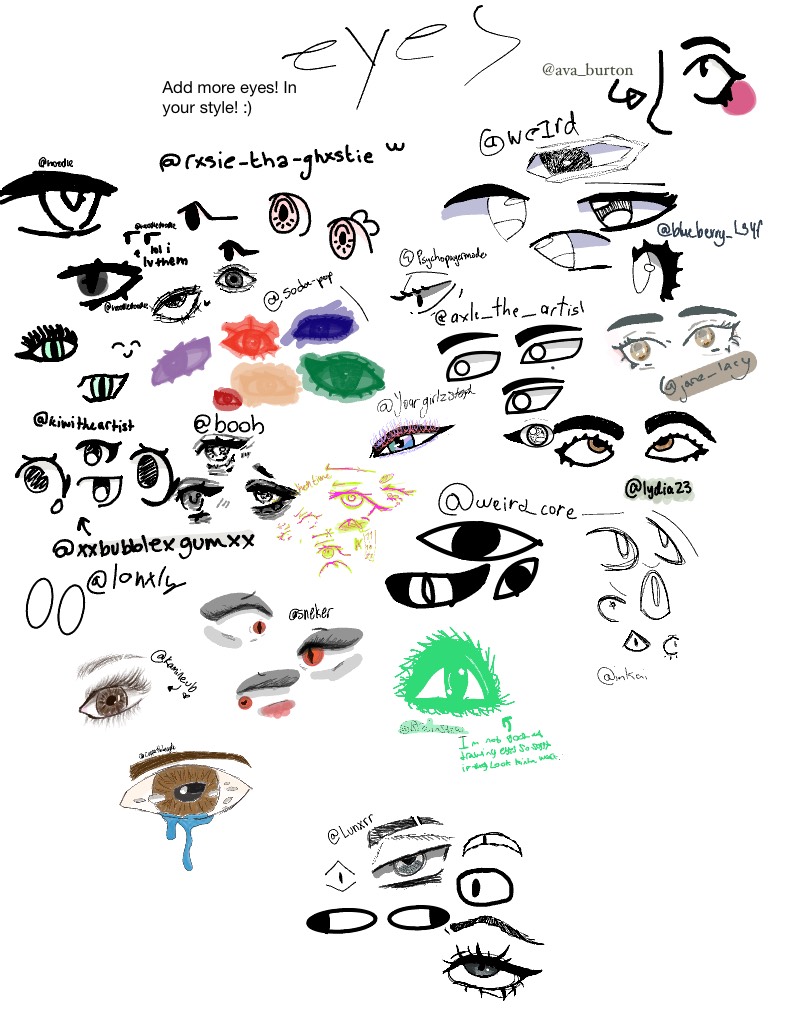 Add More Eyes! Eyes Added 🎀 - Notability Gallery