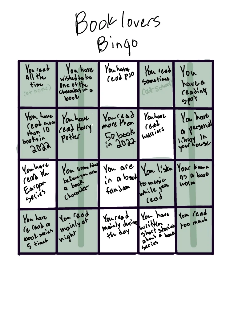 warrior cats! Bingo Card