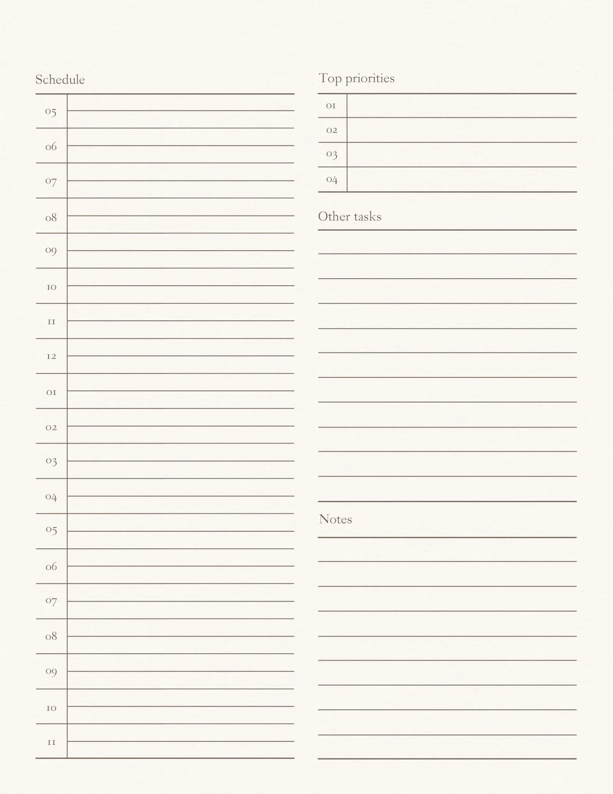 Daily Planner - Notability Gallery