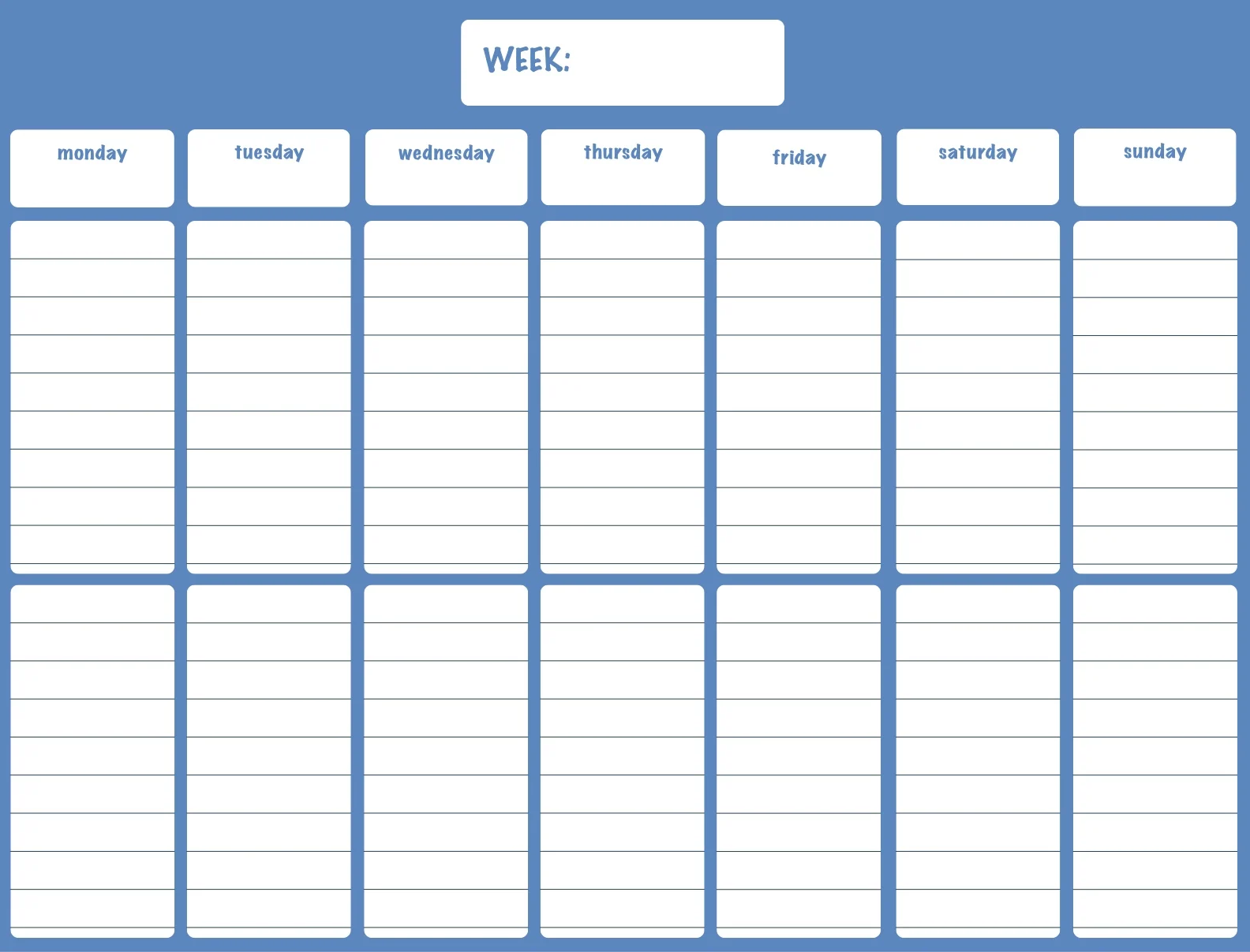 Weekly Planner