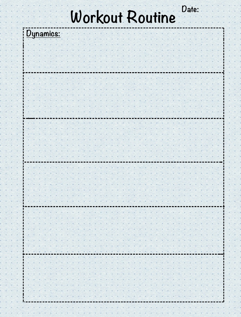 Daily Workout Log - Notability Gallery