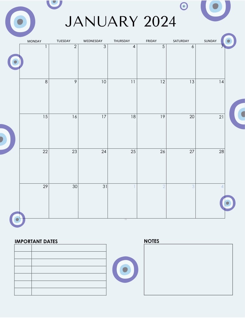 Spring ‘24 Calendars Notability Gallery