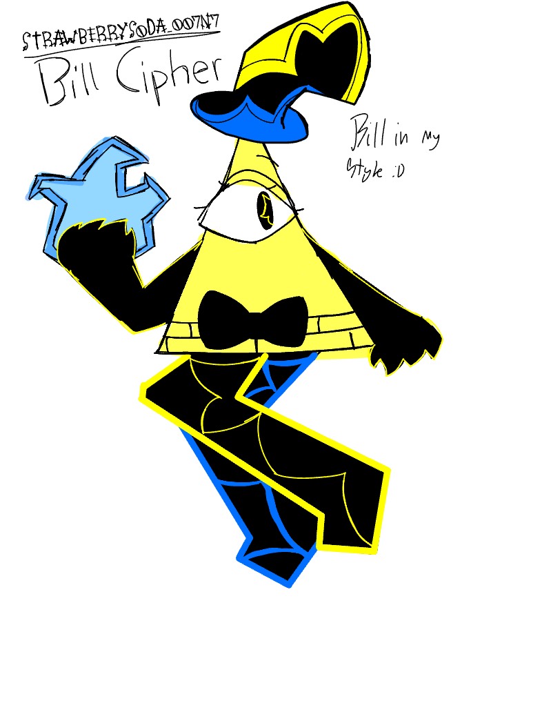 Bill Cipher In My Style Because Yes.. :D - Notability Gallery