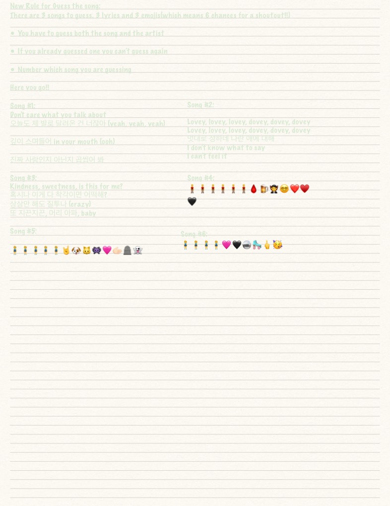 Guess The Song Day 2 - Notability Gallery