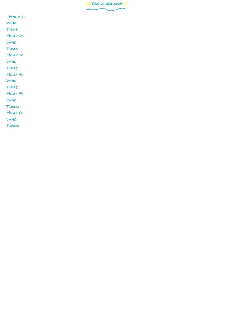 Schedule - Notability Gallery