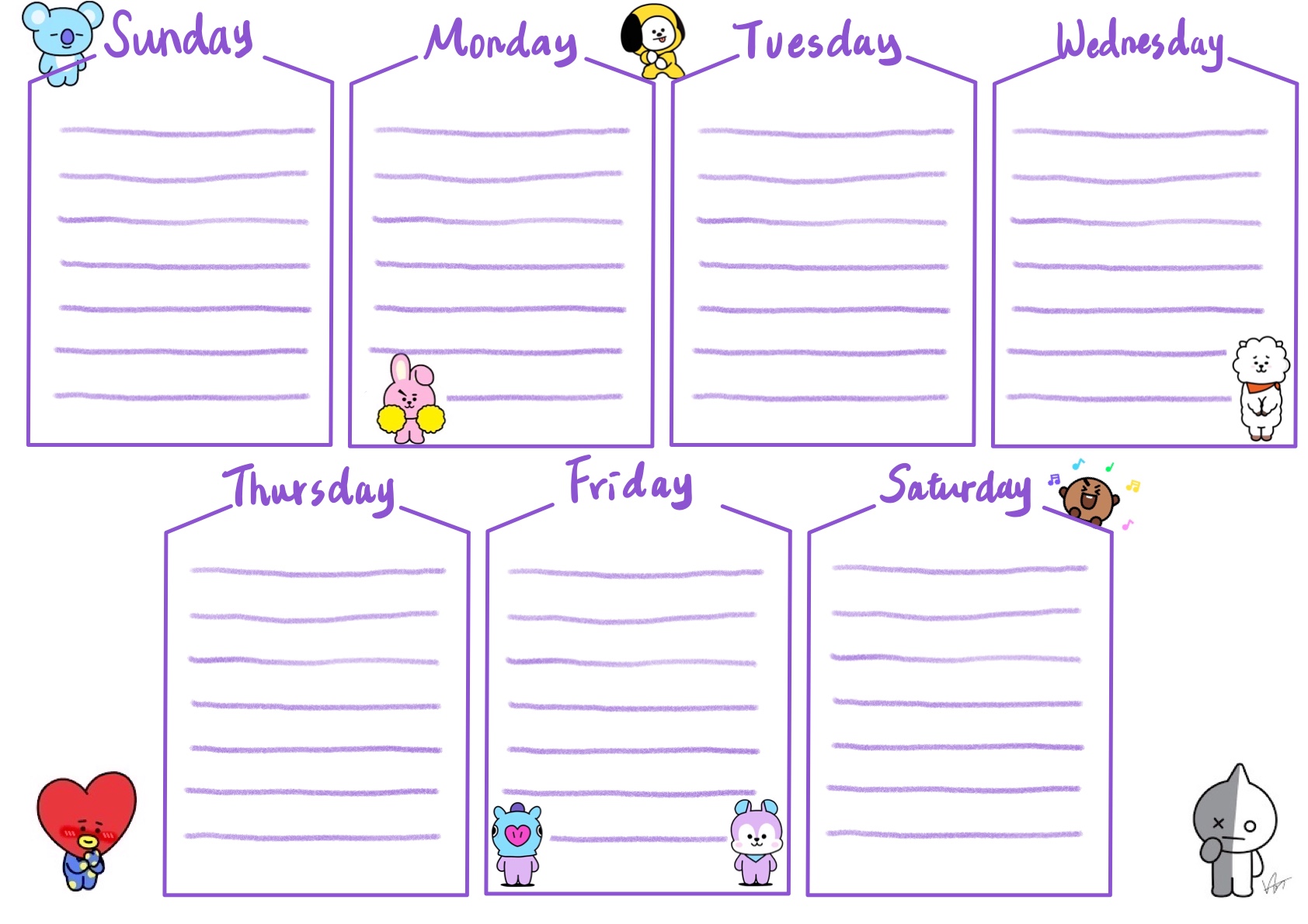 Weekly Planner - Notability Gallery