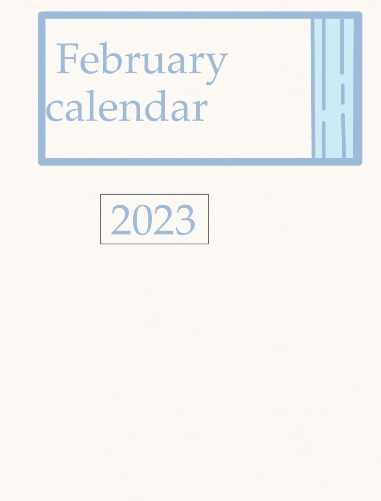 February Calender 2023 - Notability Gallery