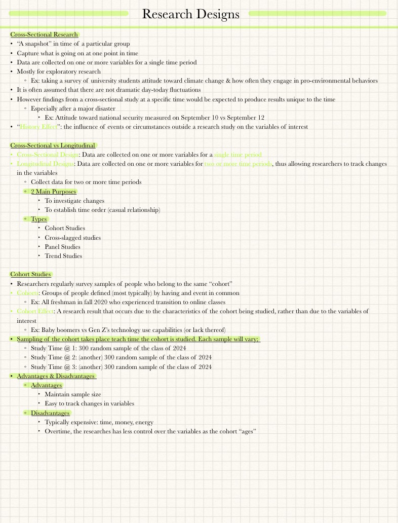 COMG 102 - Week 2 : Research Designs - Notability Gallery