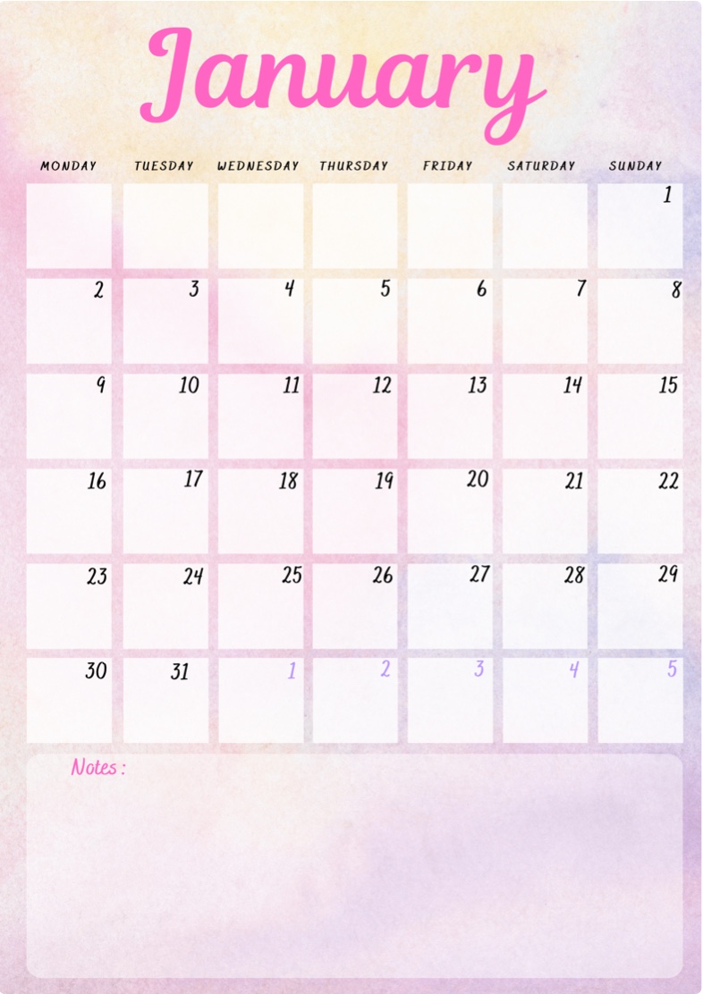 January Calibery January - Notability Gallery