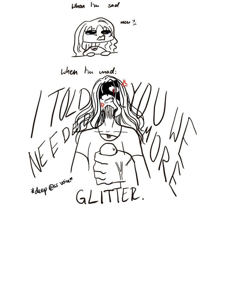 I TOLD YOU WE NEEDED MORE GLITTER. Notability Gallery