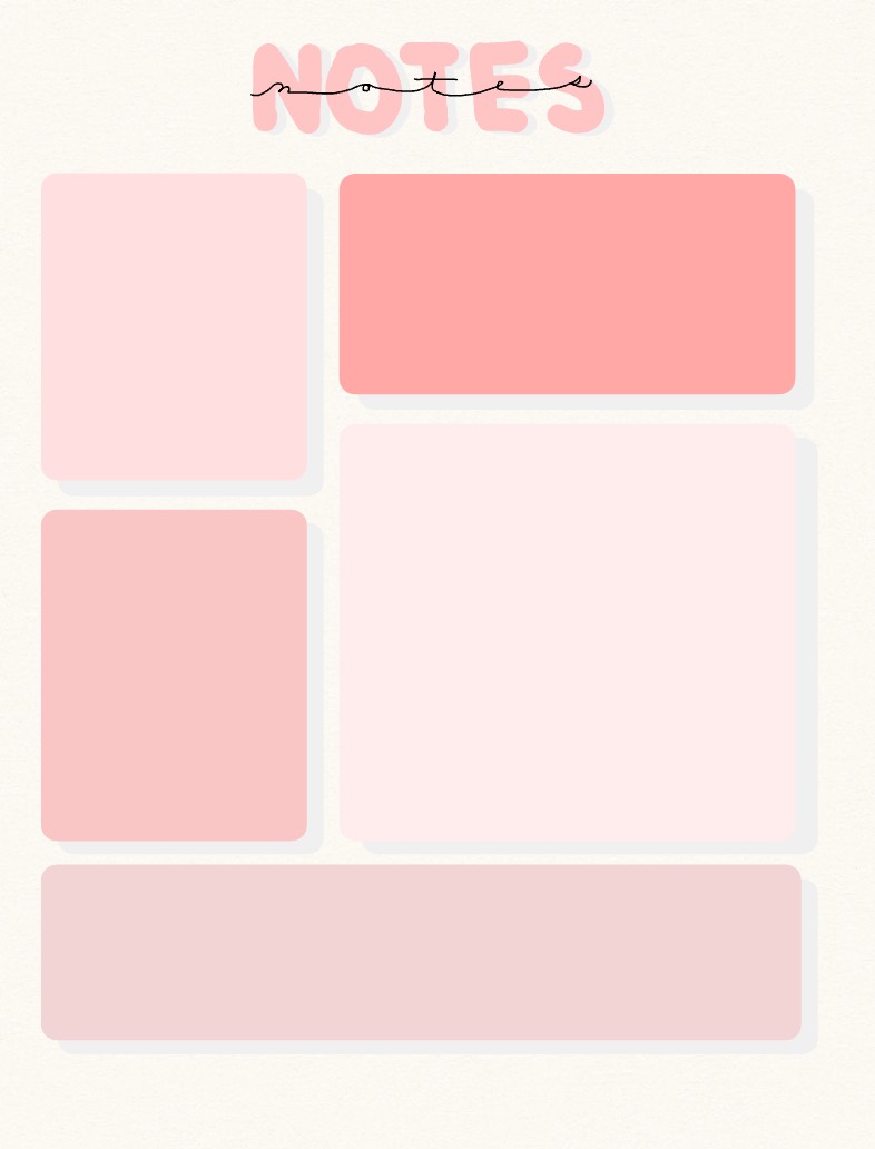 Pink Blocks (notes) 💕 - Notability Gallery