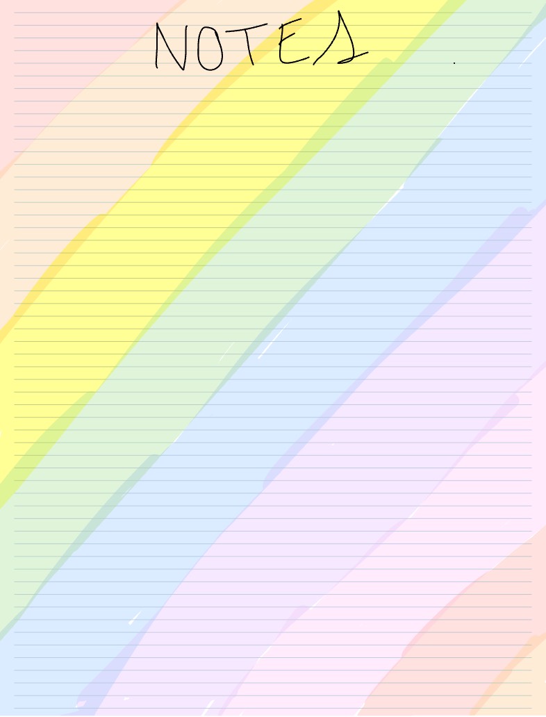 Rainbow Note Taking - Notability Gallery