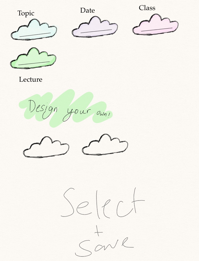 Cloud Stickers - Notability Gallery